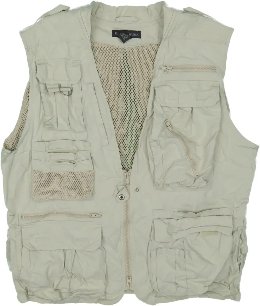 Banana Republic Hunting Safari Fishing Hiking Photography Tactical Cargo Vest