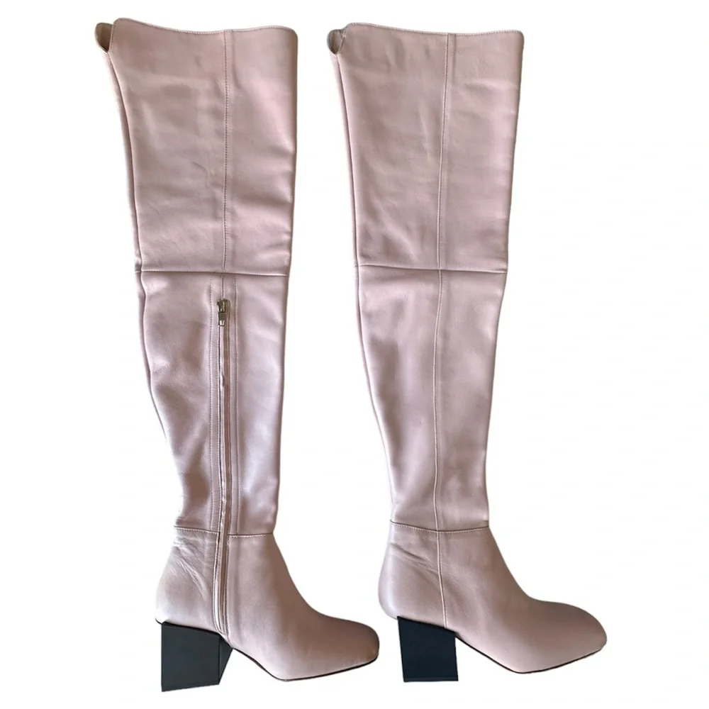 Jacquemus Arlequin Over-the-knee Boots Pink NIB Size 6