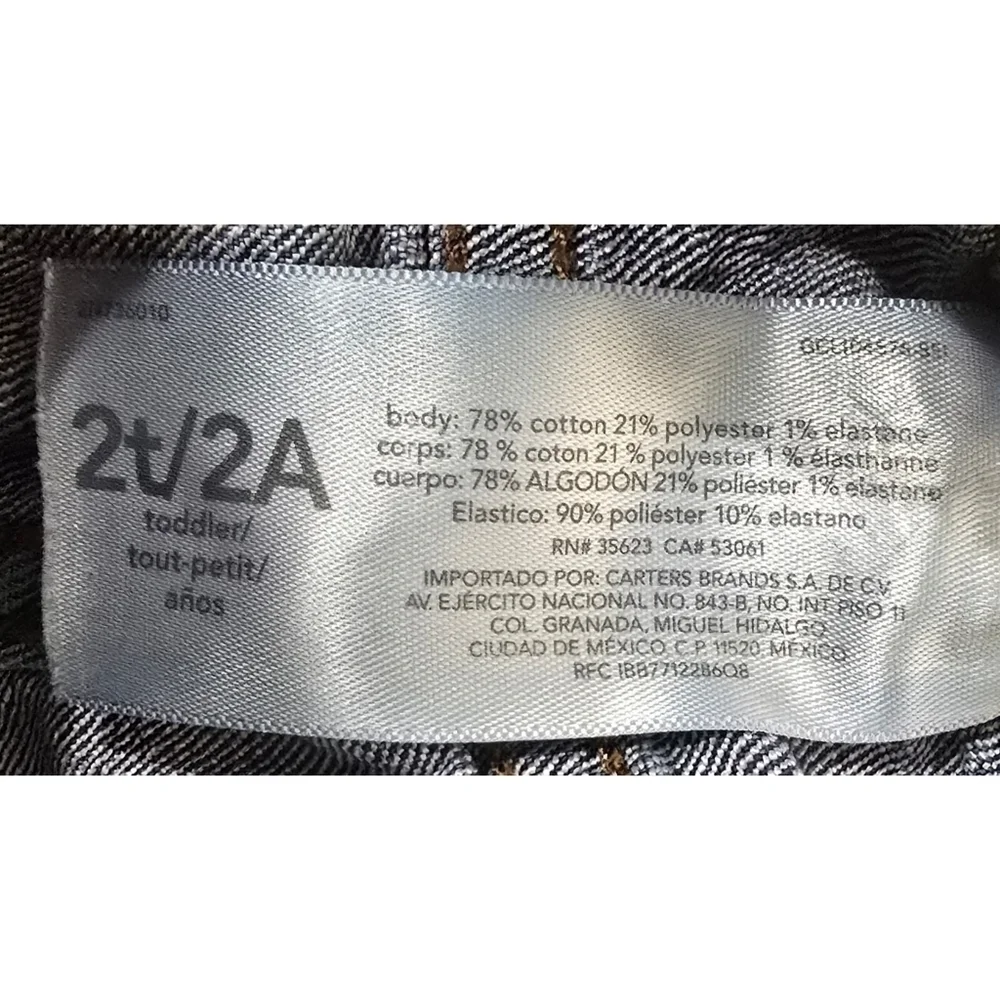 Carters size 2t