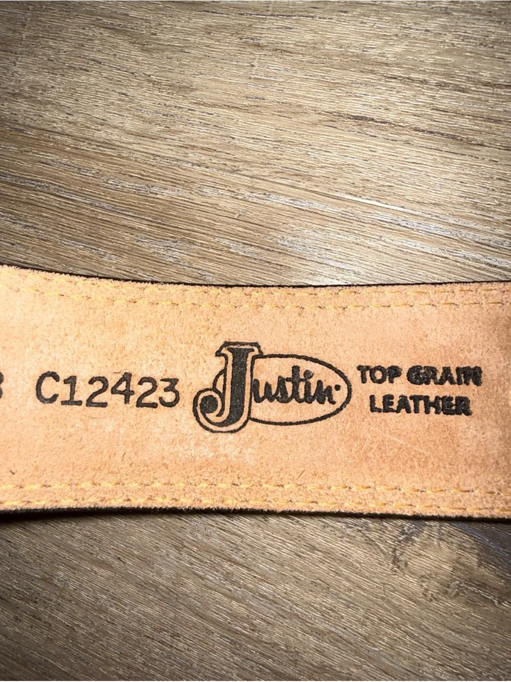 Justin Boots decorative tooled