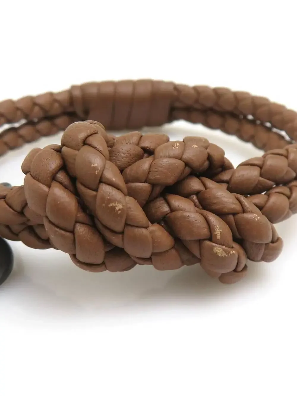 Auth Bottegaveneta Bracelet Brown #302639B84B