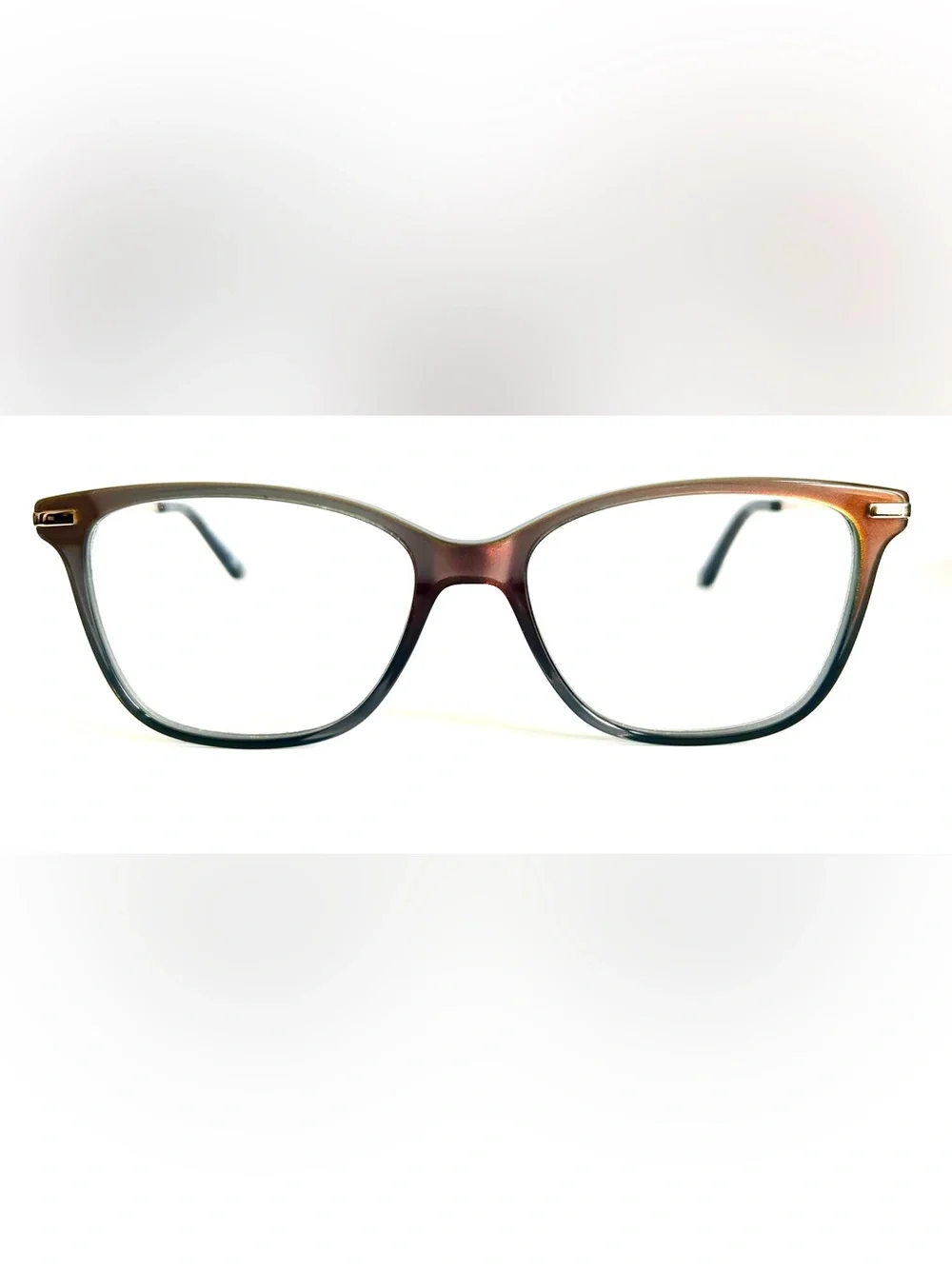 Stylish Women's Bulova Round Eyeglass prescription Frame in Chromatic Sunset