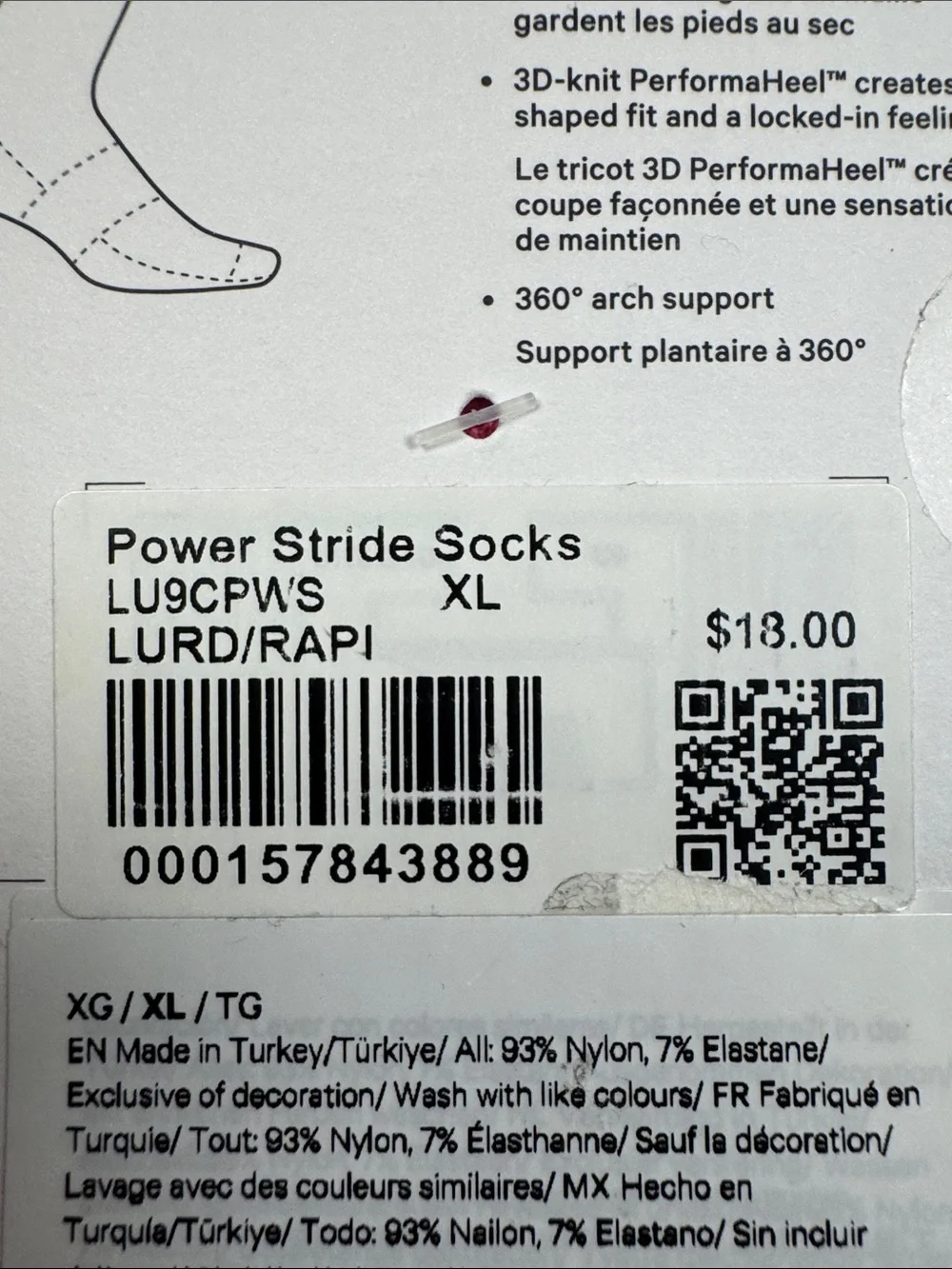 Lululemon Power Stride Socks