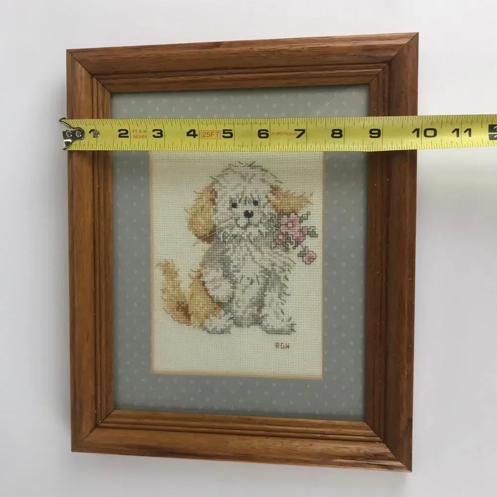 Vintage shaggy puppy