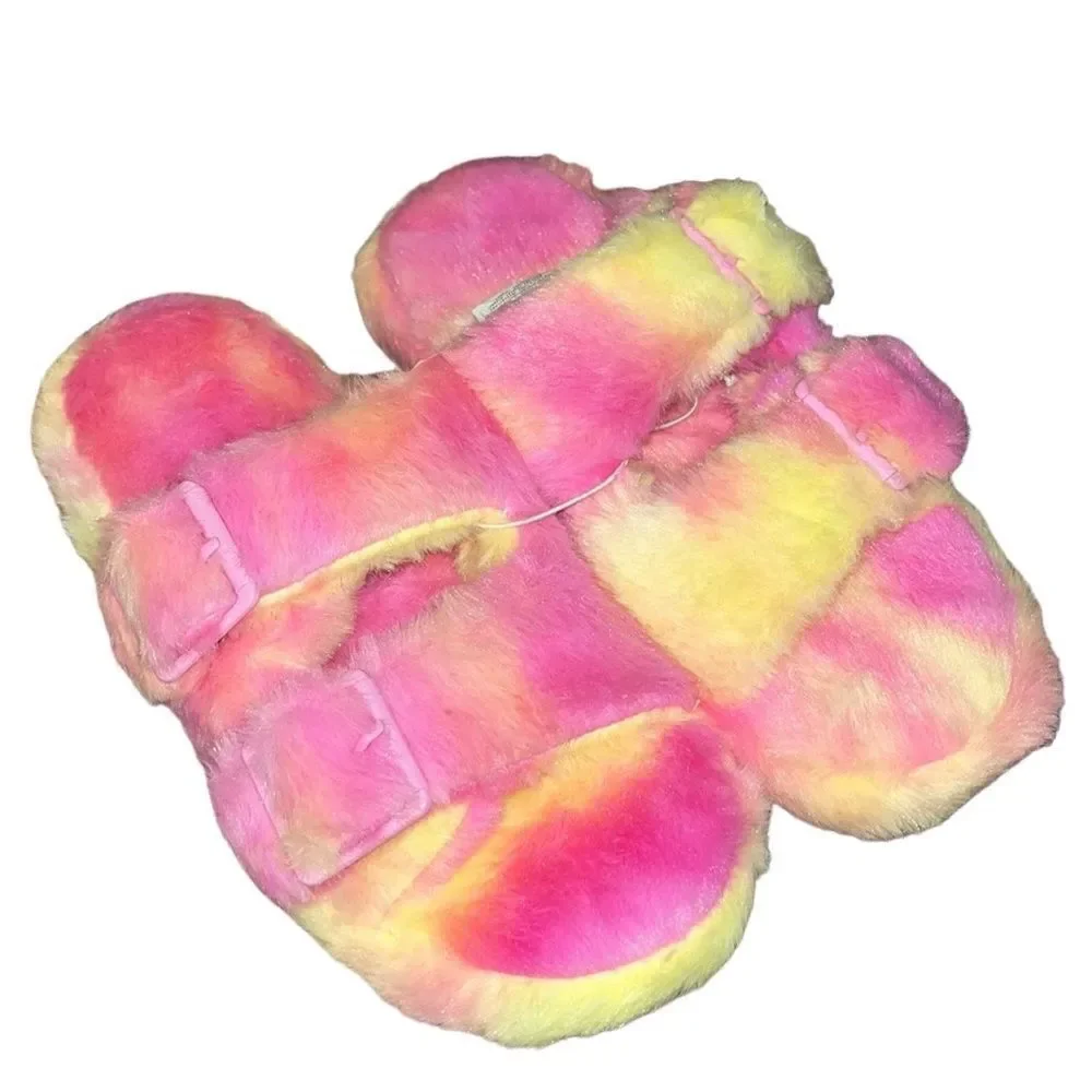 Children’s Place X Sugar & Jade Allover Tie Dye Double Buckle Slippers