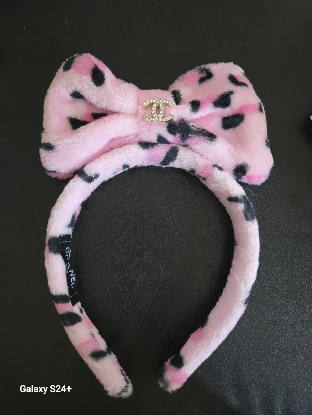 ✨️FASHION SPA HEADBAND PINK & BLACK