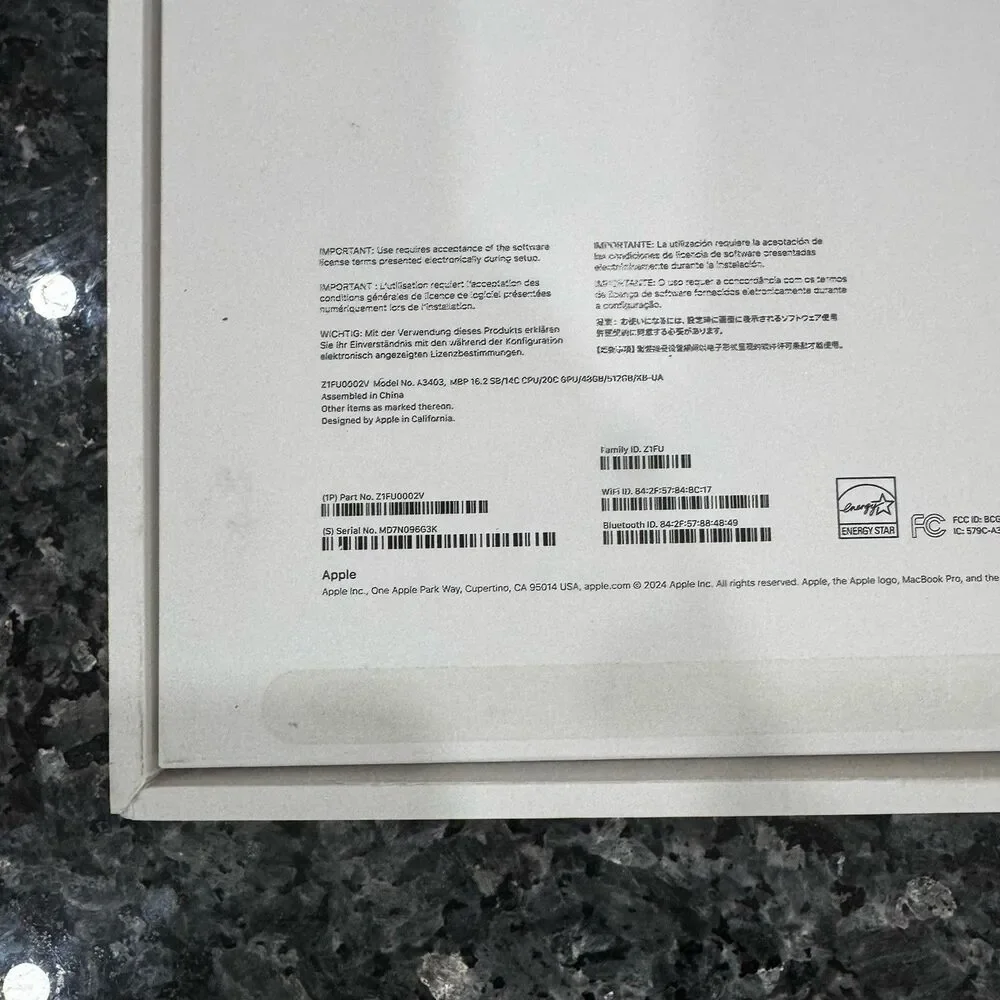Apple item gently