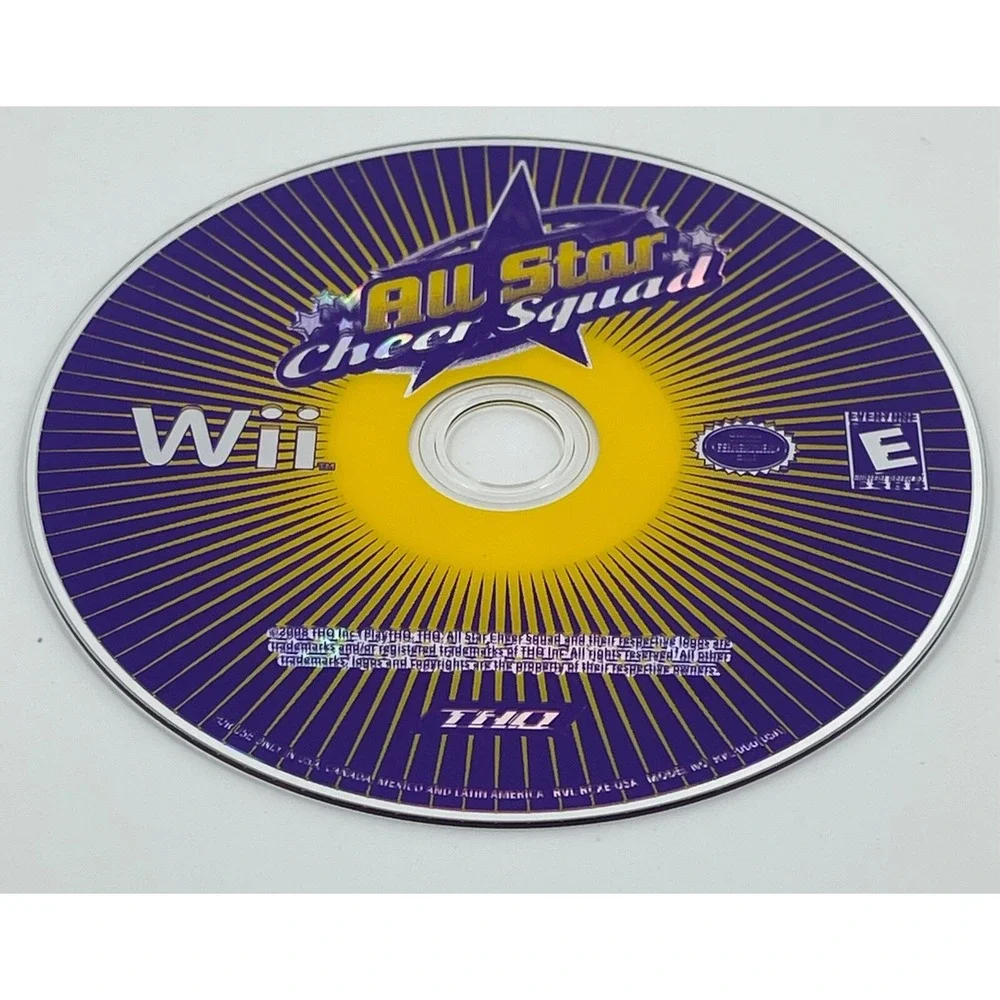 All Star Cheer Squad For Nintendo‎ Wii TESTED