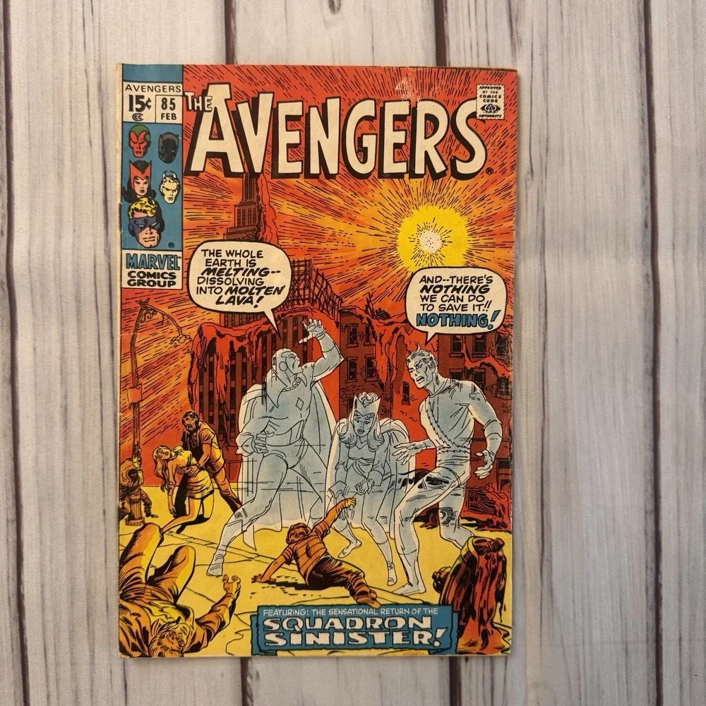 Avengers‎ #85 1971 • 1st Squadron Supreme • Hyperion • Marvel Bronze Age Raw
