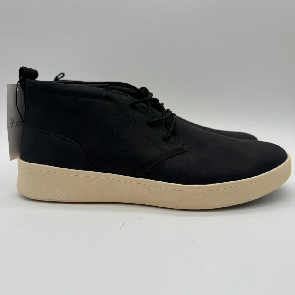 IZOD Palmer Men's Chukka Boots Black Memory Foam Casual Shoes Size 13 New Box