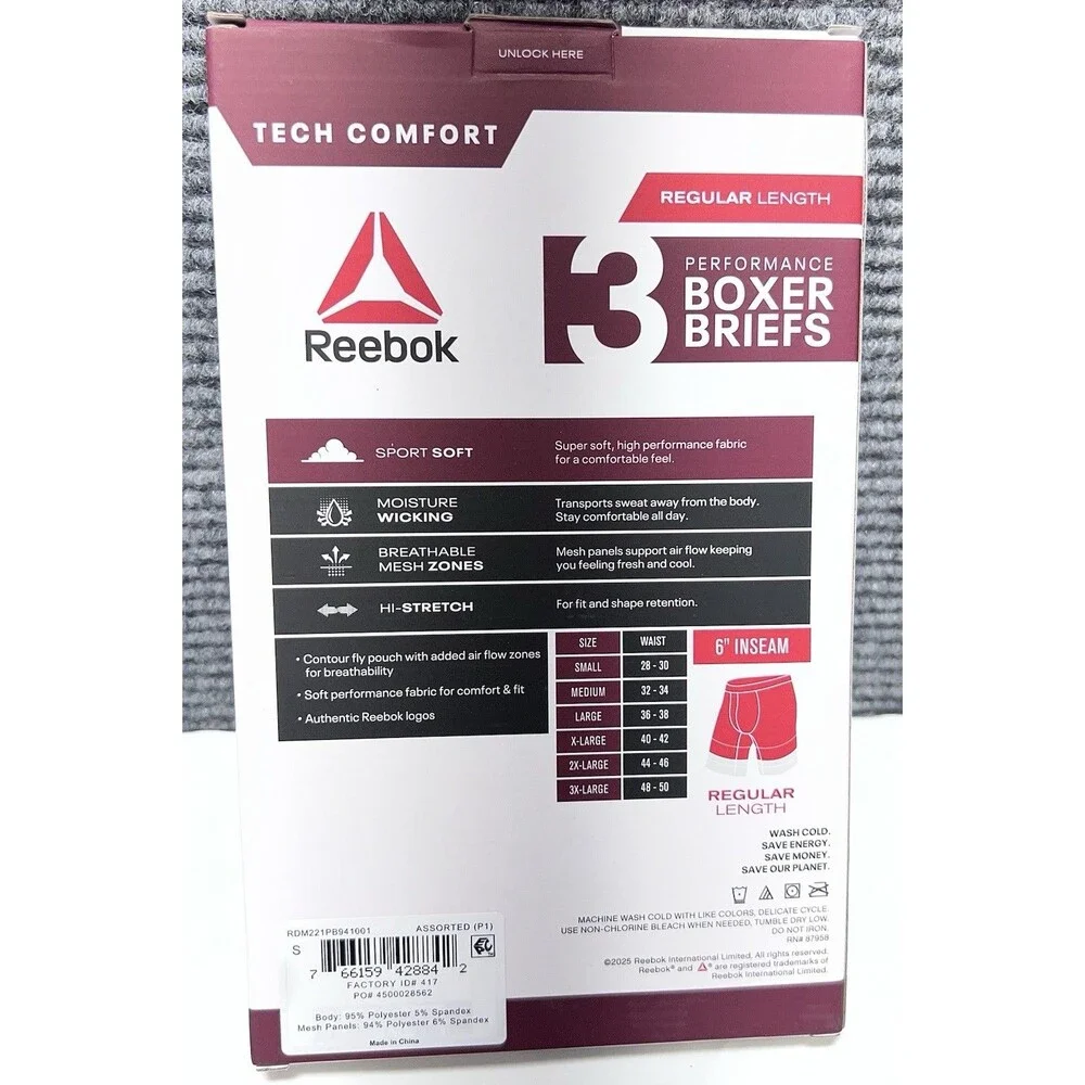 Reebok stay comfortable