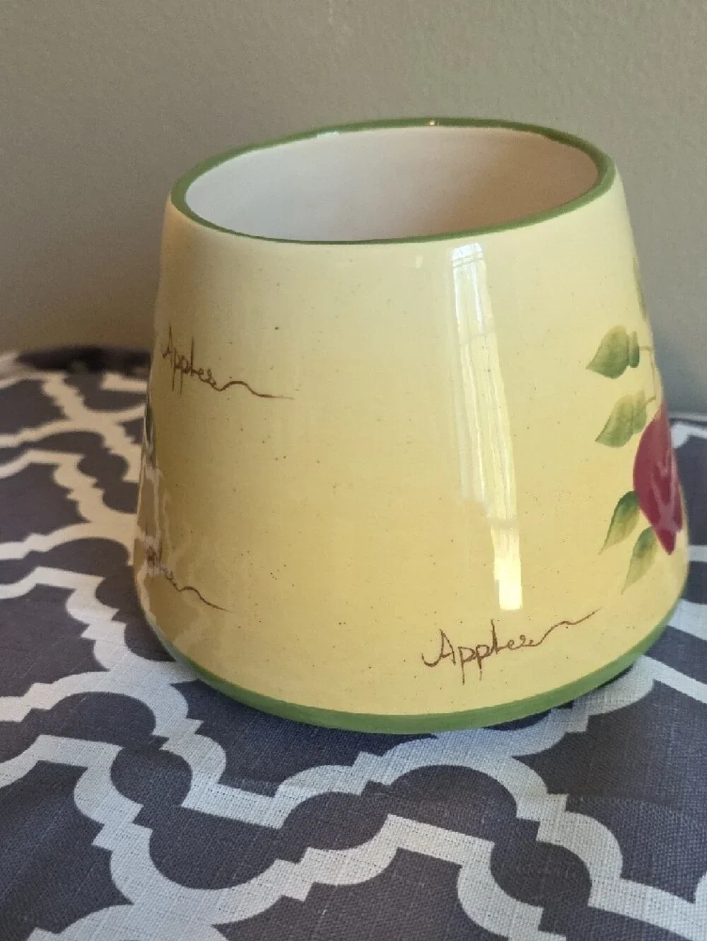 Home Interiors round ceramic