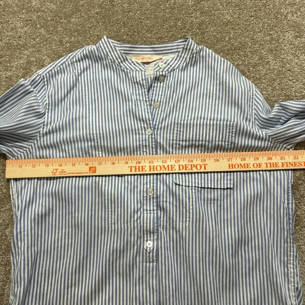 Tory Burch blue white