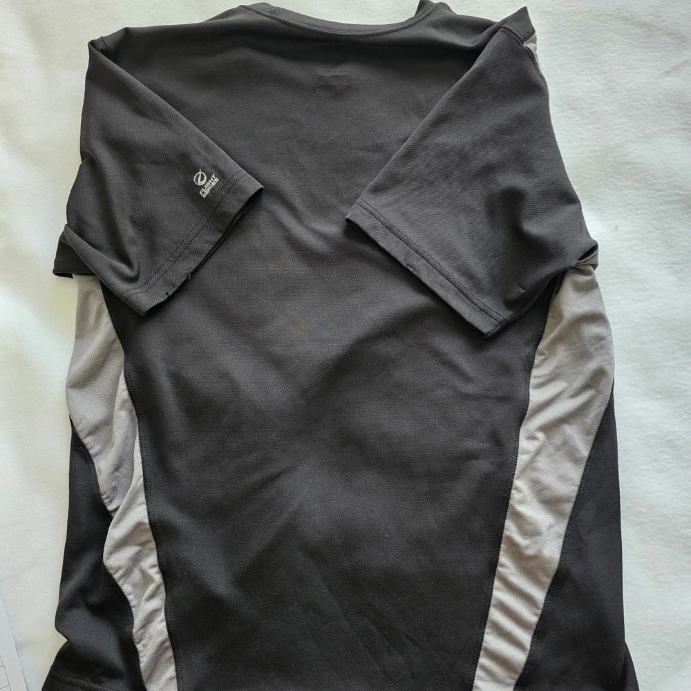 Mens M North Face VaporWick T-Shirt BlackGray Athletic‎ Performance Quick Dry
