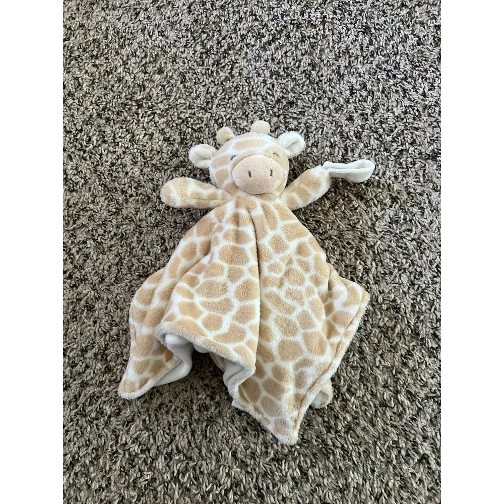 Carter's Giraffe Plush Security Blanket with‎ Pacifier Clip