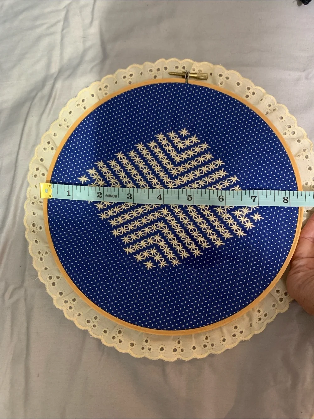 Handmade vintage embroidery