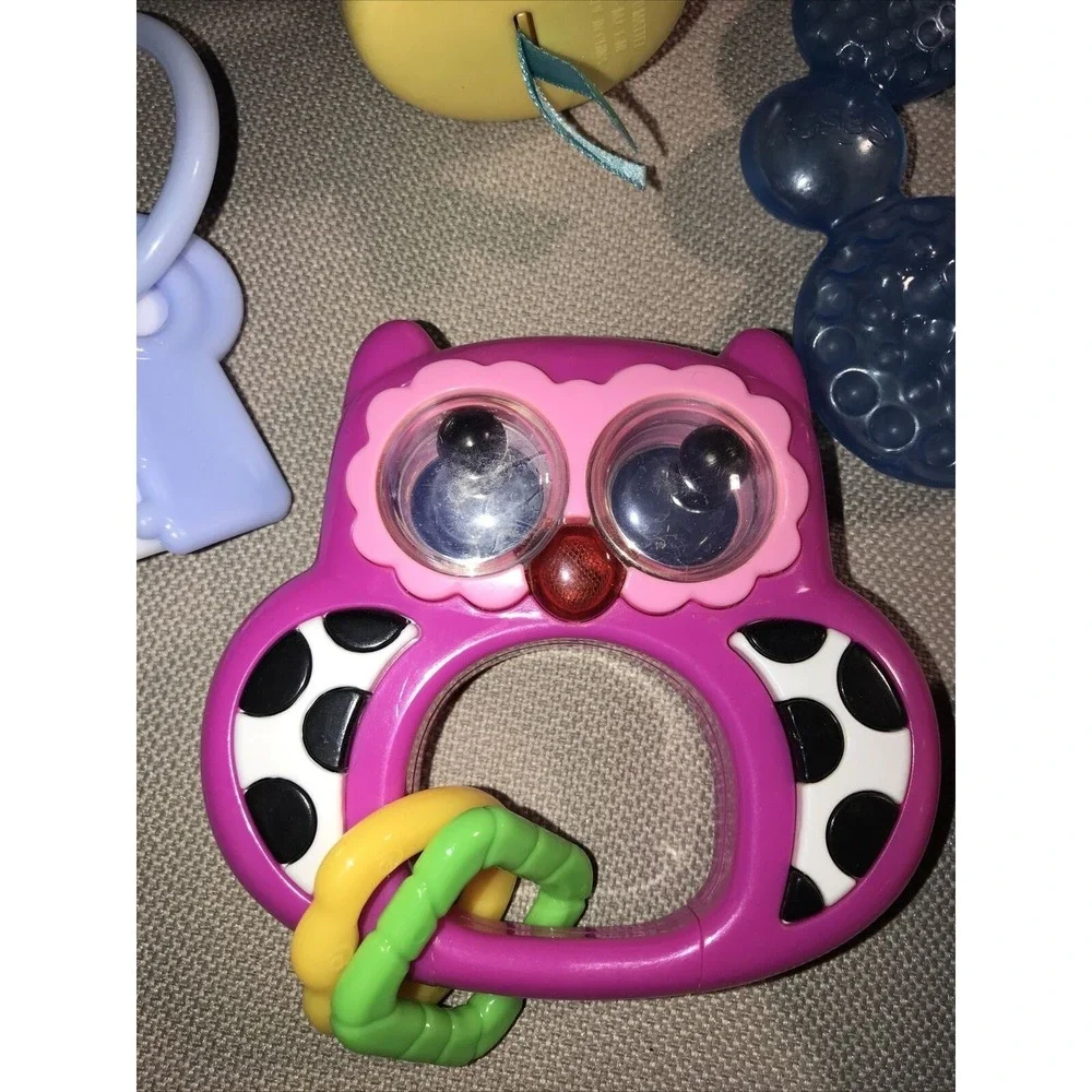 Lot 13 Baby Toys Rattles Teethers Fish Jingle Musical Sensory‎ Fisher Price Nuk