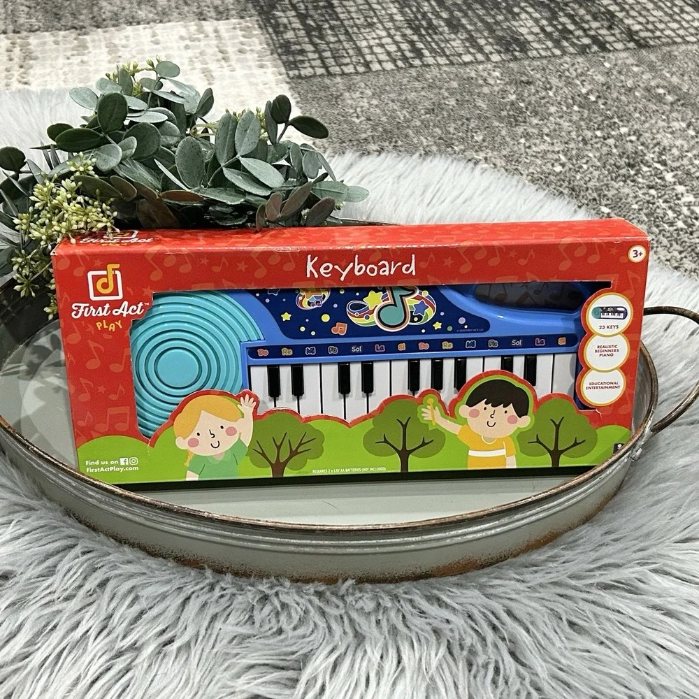 First Act Play Toddler Keyboard Piano New In Box Ages‎ 3+