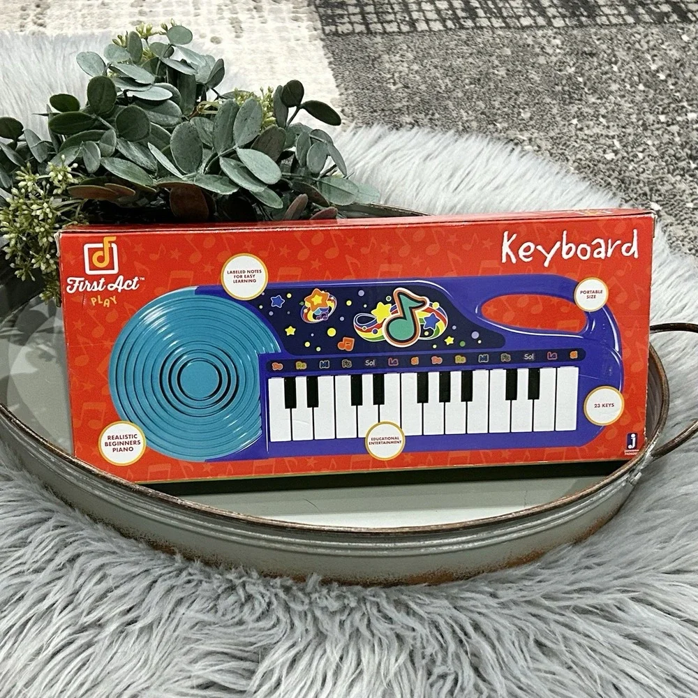 First Act Play Toddler Keyboard Piano New In Box Ages‎ 3+