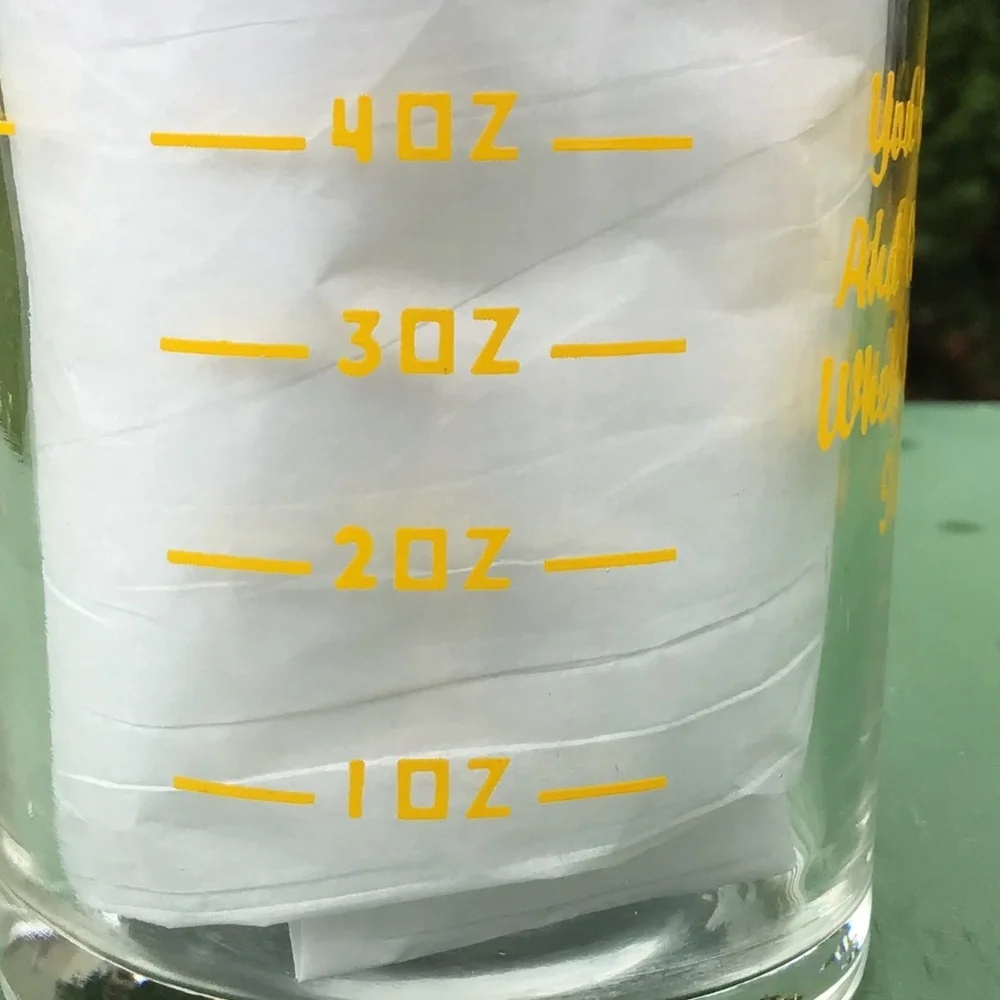Vintage Libbey Union Made Measuring Glass Cocktail Mixing Barware