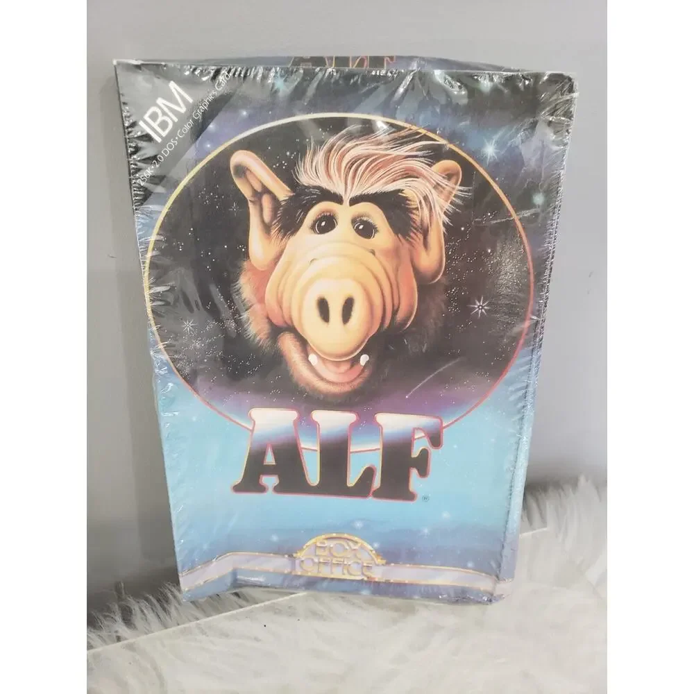 Vintage 1987 Alien Productions ALF Big Box Office IBM Computer‎ Game 5.25