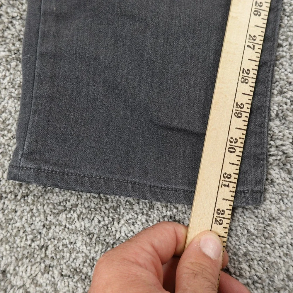 Banana‎ Republic Jeans Mens 34X32 Black Denim Pants Traveler Slim Stretch Preppy