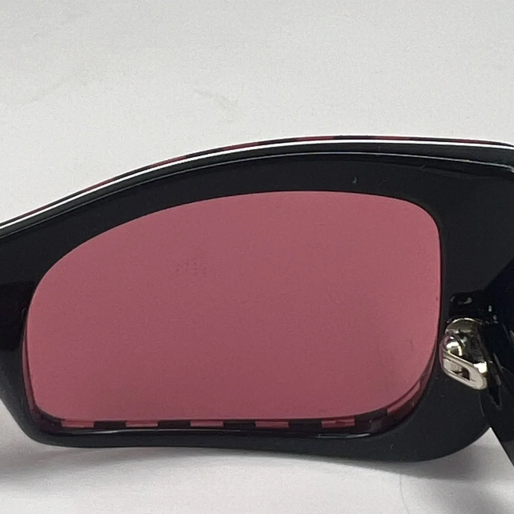 VERSACE Black/Pink‎ Stripe Sunglasses MOD GV3 | PRELOVED!!💓🖤🕶️☀️