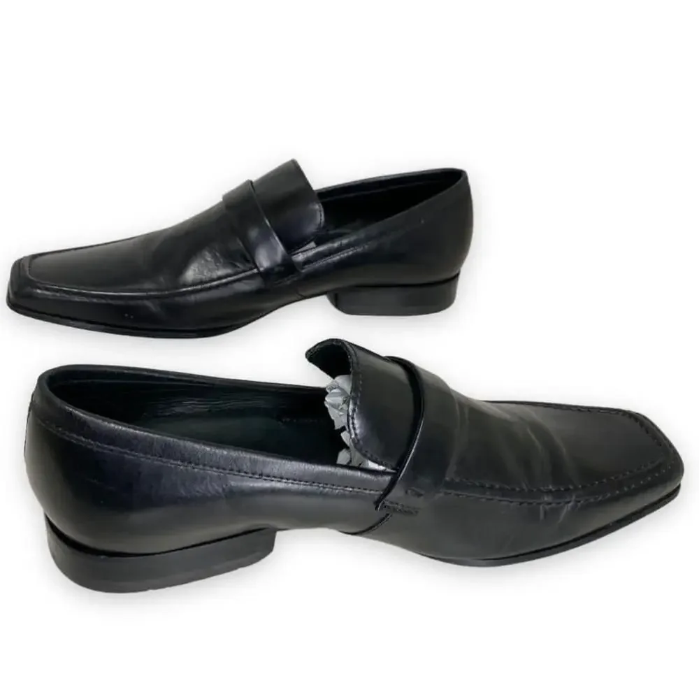 Zara black leather