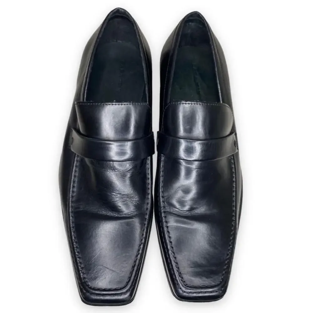 Zara black leather