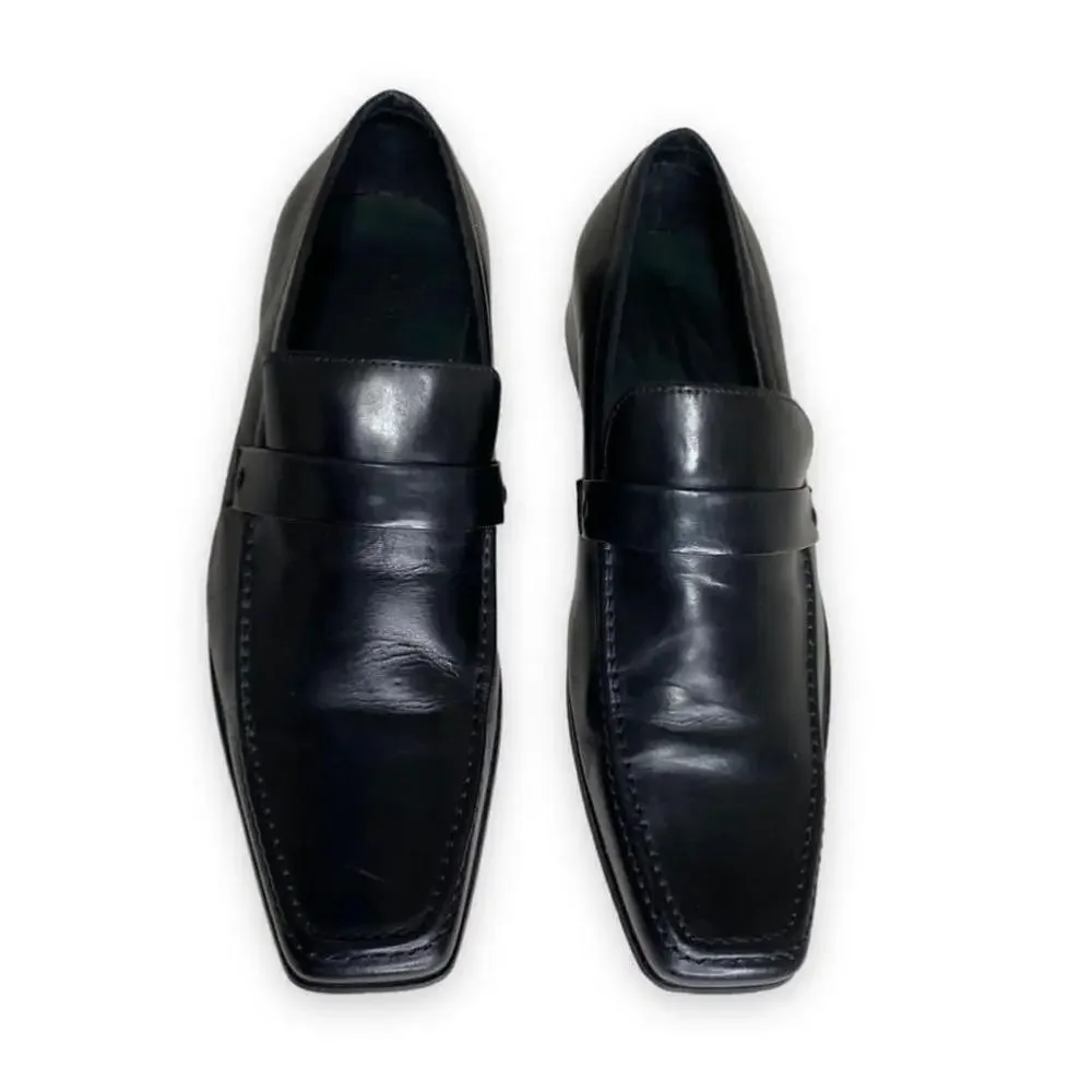 Zara black leather