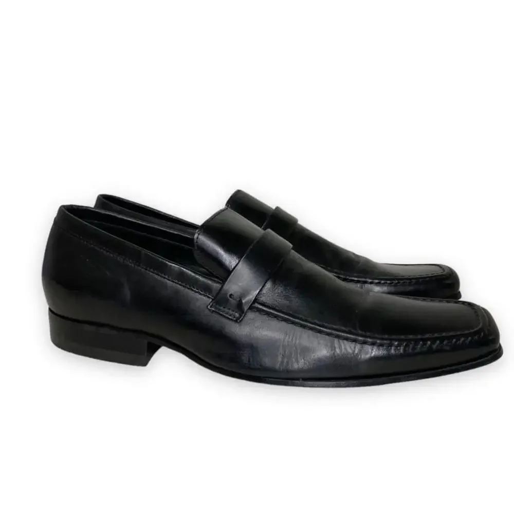 Zara black leather