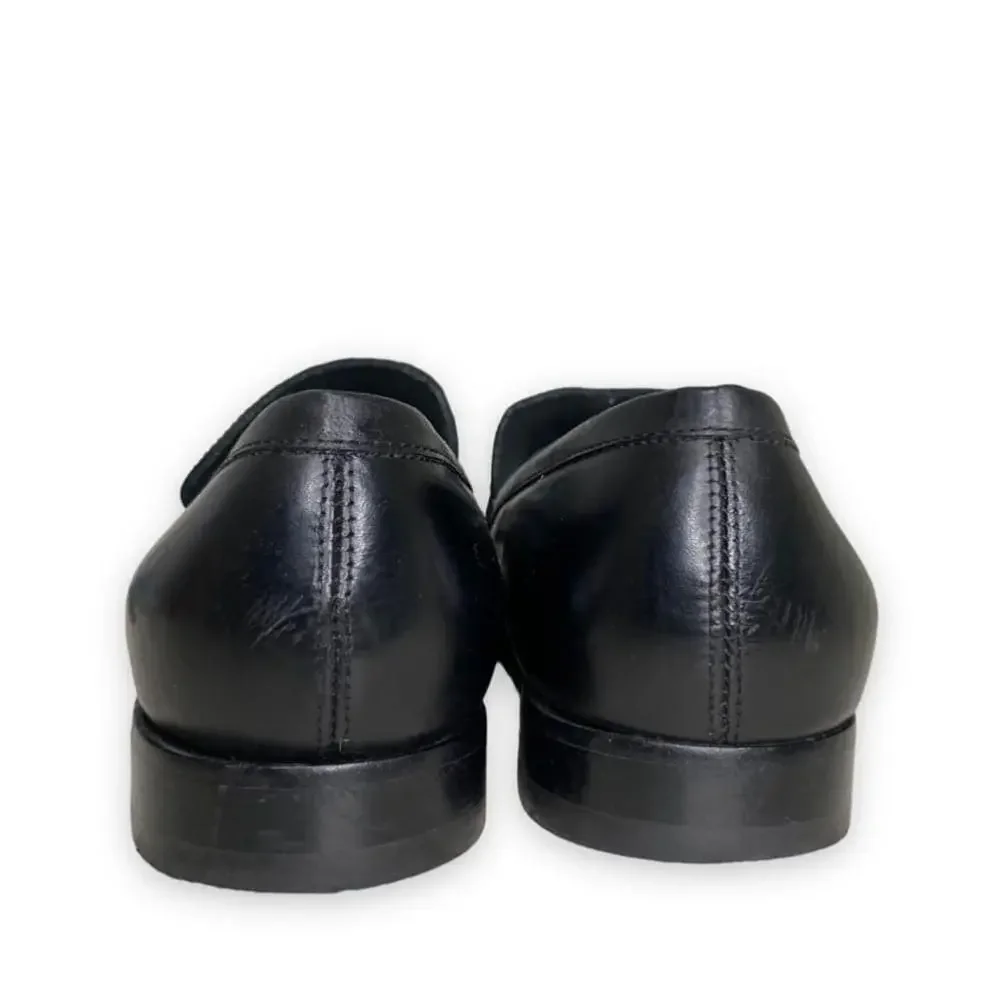 Zara black leather