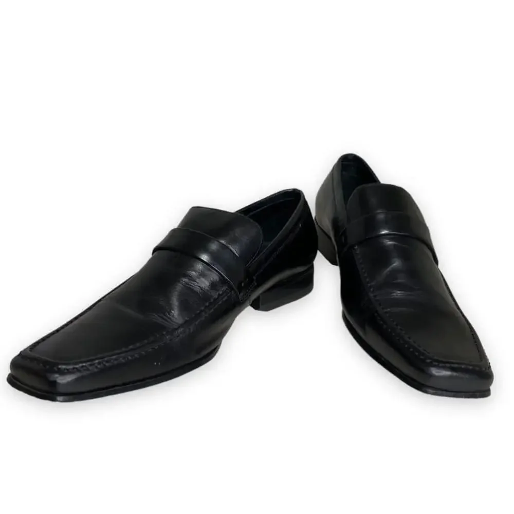 Zara black leather