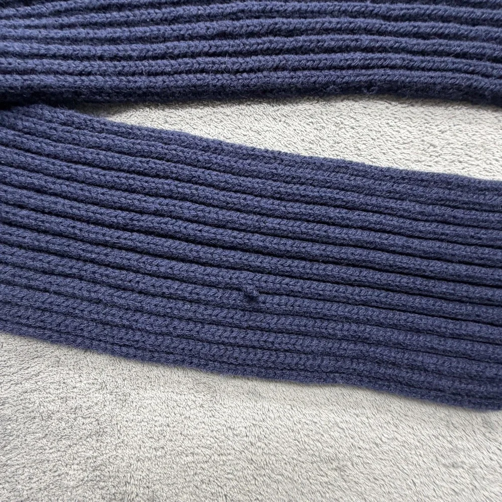Pendleton Scarf Mens One Size‎ Blue 100% Wool Knit Muffler Neck Warmer Made USA