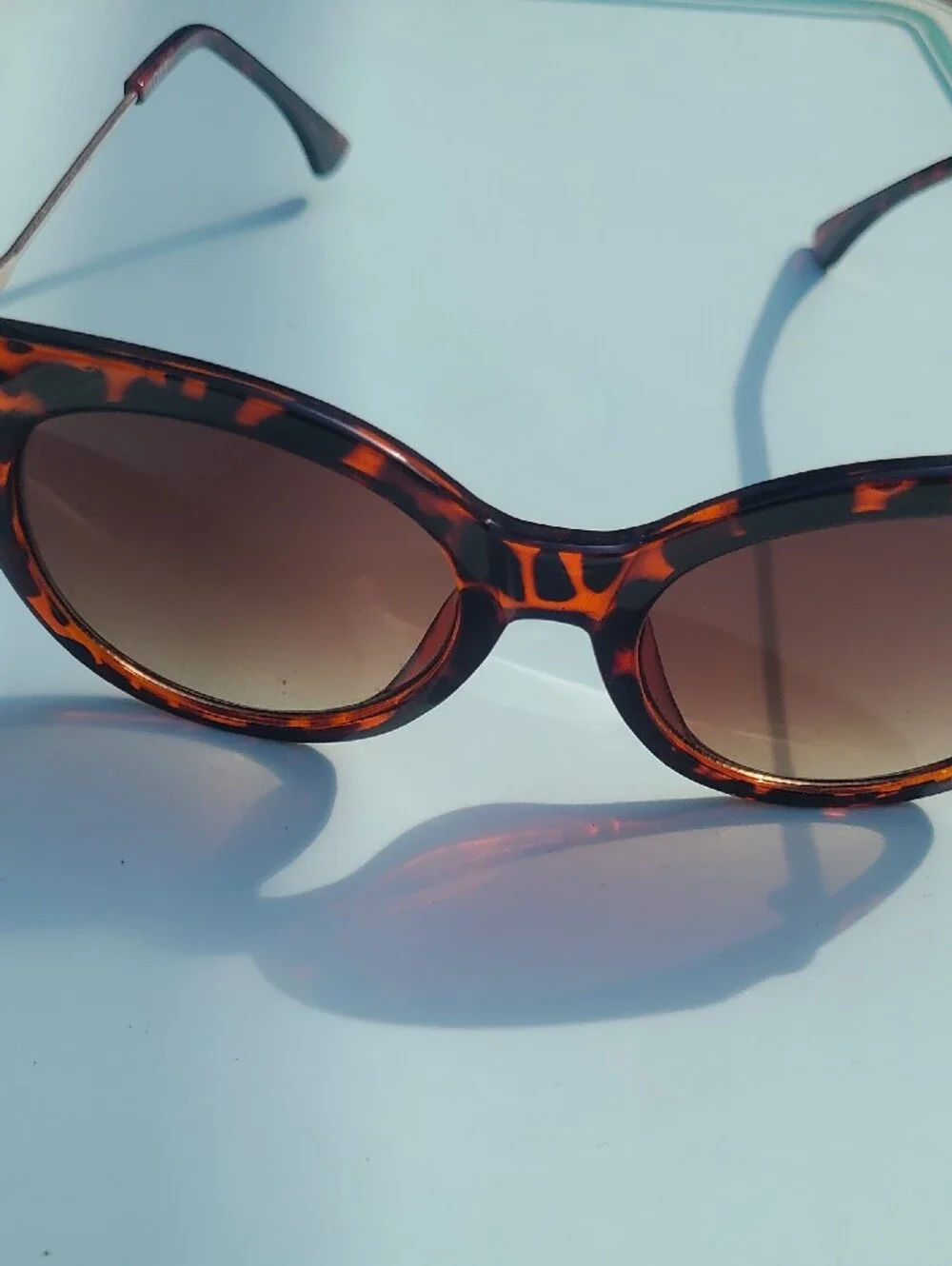 Women’s Oversized Tortoiseshell and Black Sunglasses Set