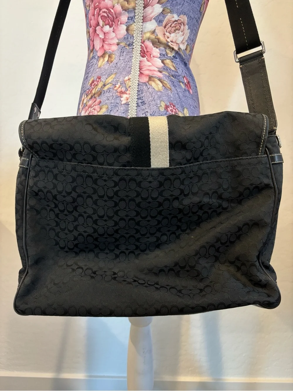 Coach sleek black