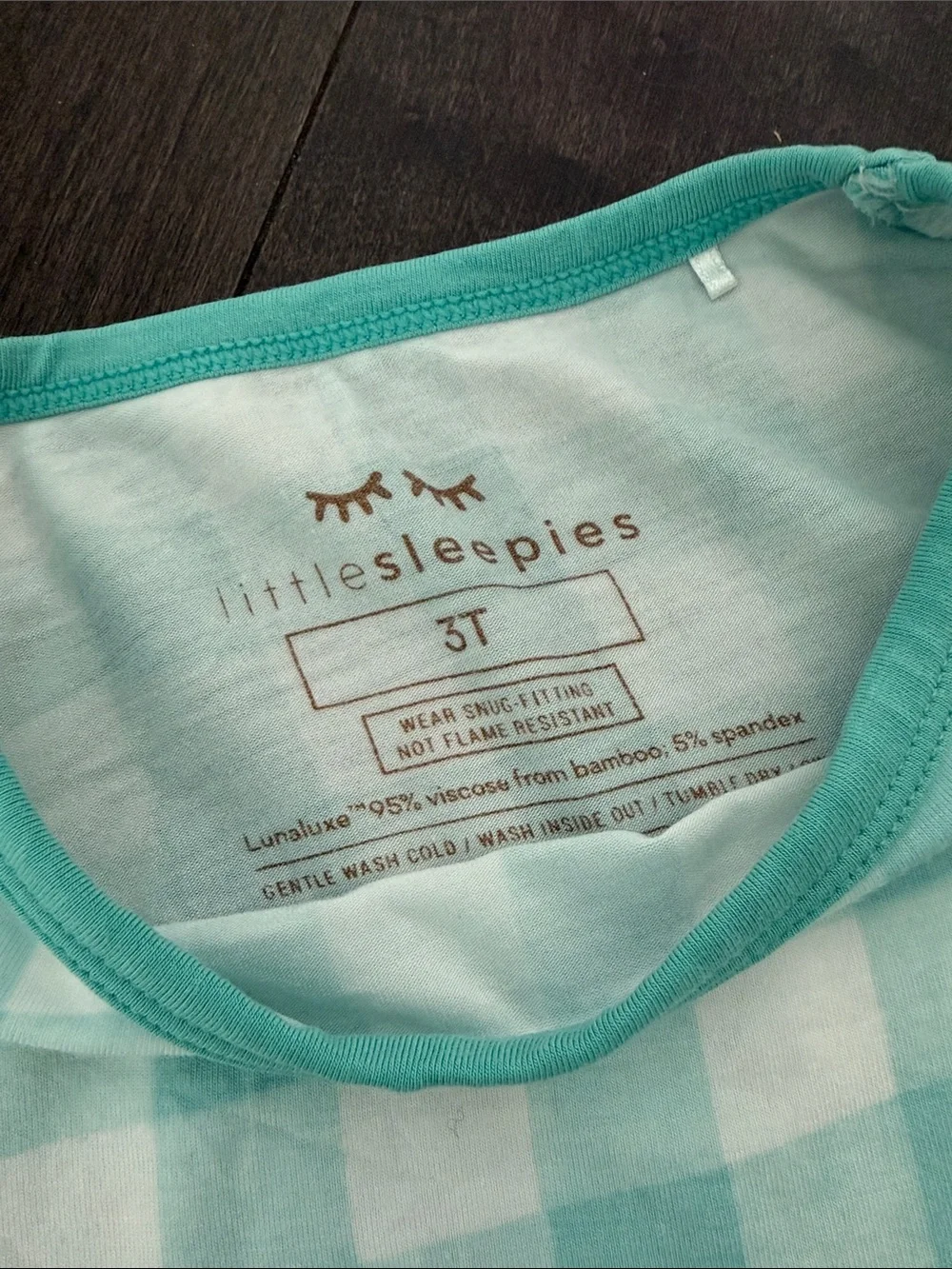 Little Sleepies soft mint