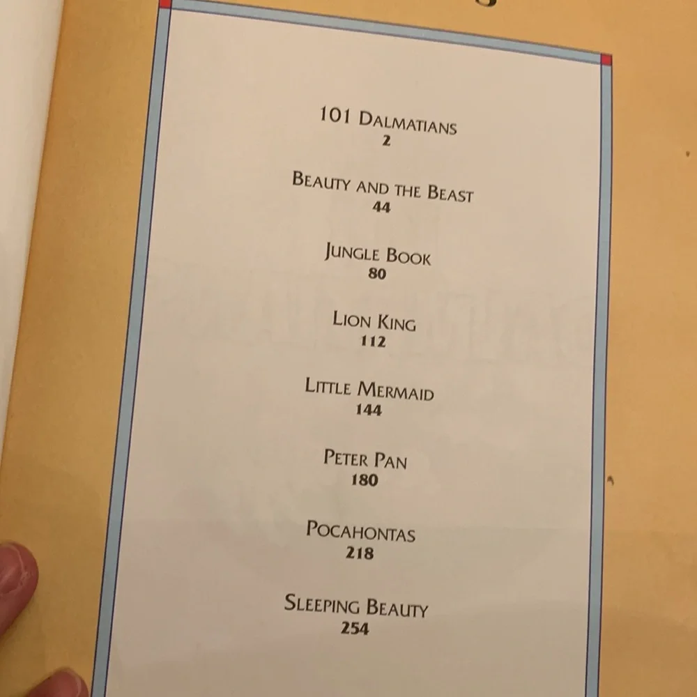 Disney no writing