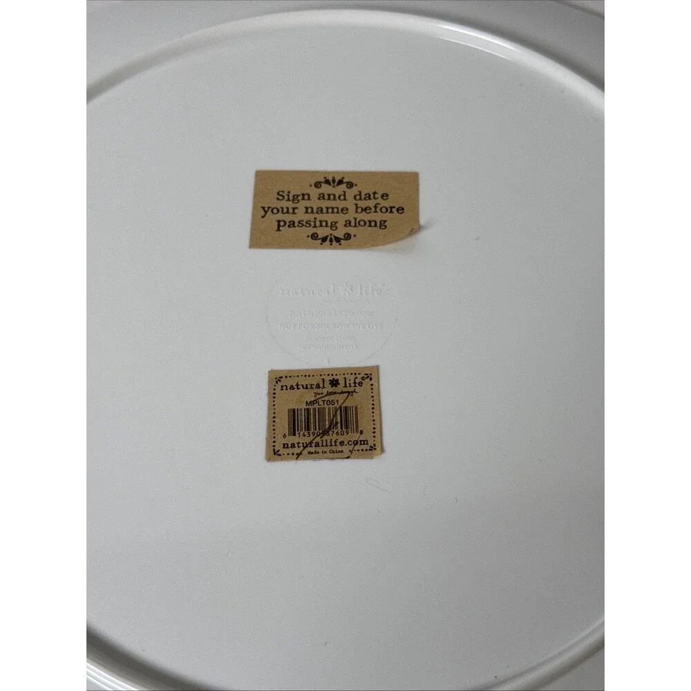 NATURAL LIFE giving plate