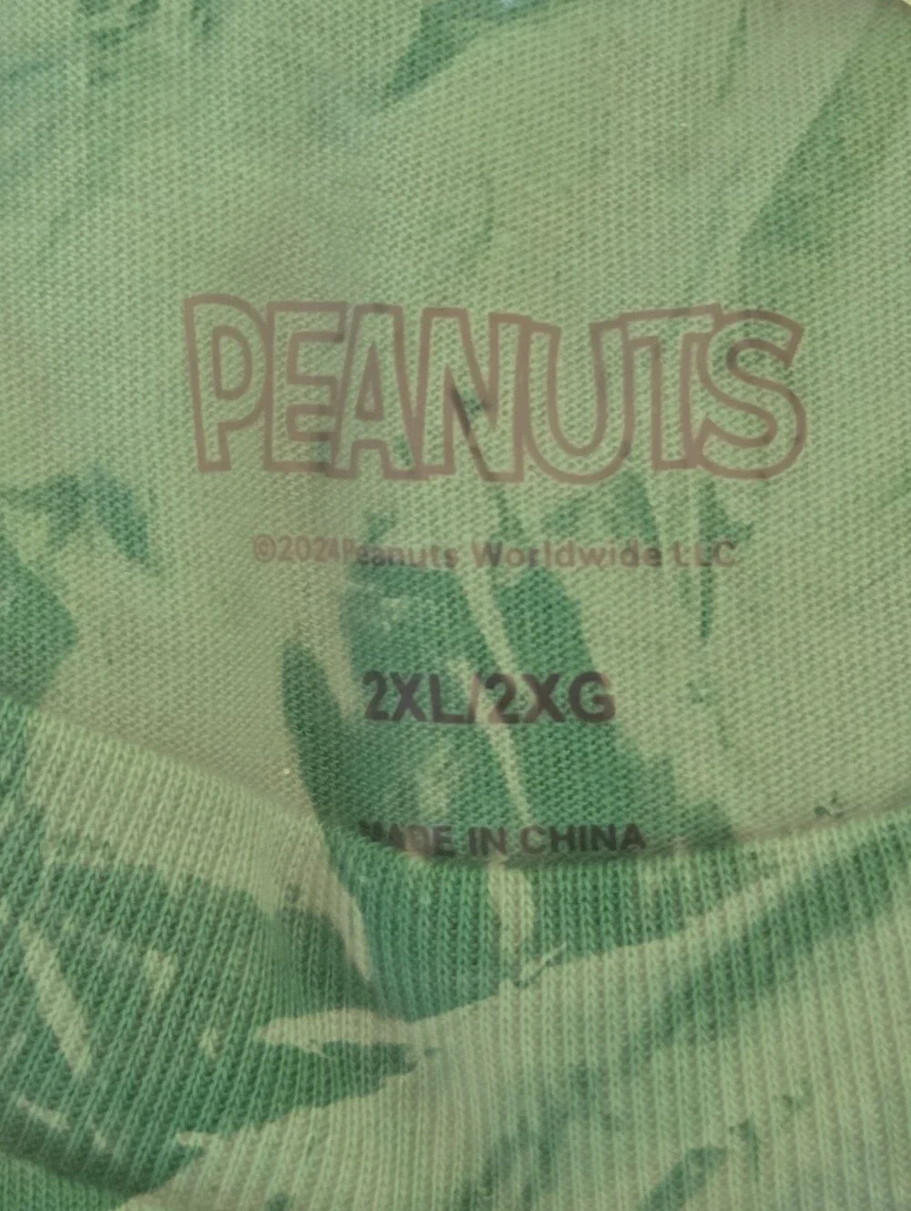 Peanuts Snoopy Loungewear XXL Holiday Pajama Set Men's 2XL