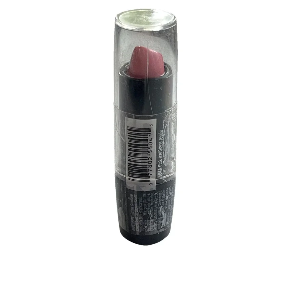 Wet n‎ Wild Silk Finish Lipstick Pink Ice Frosty Hue Soft Glam Discontinued New