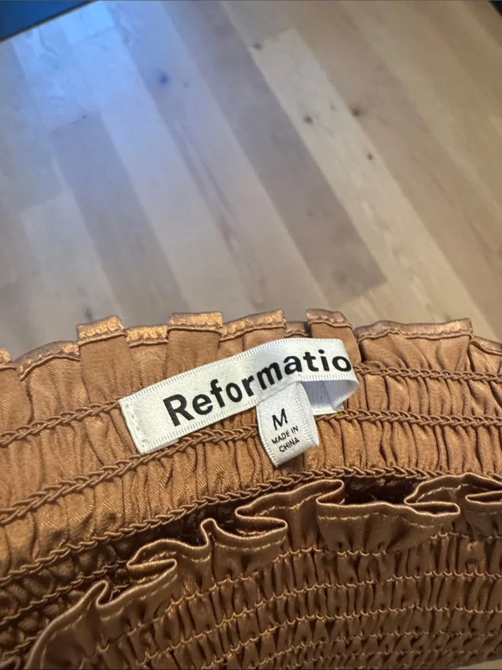 Reformation smocked bodice
