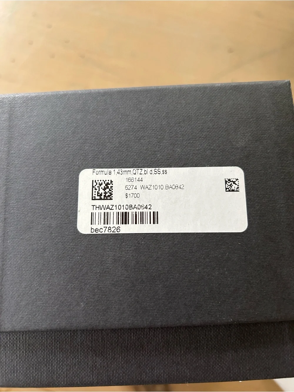 Tag Heuer nwt waz1010