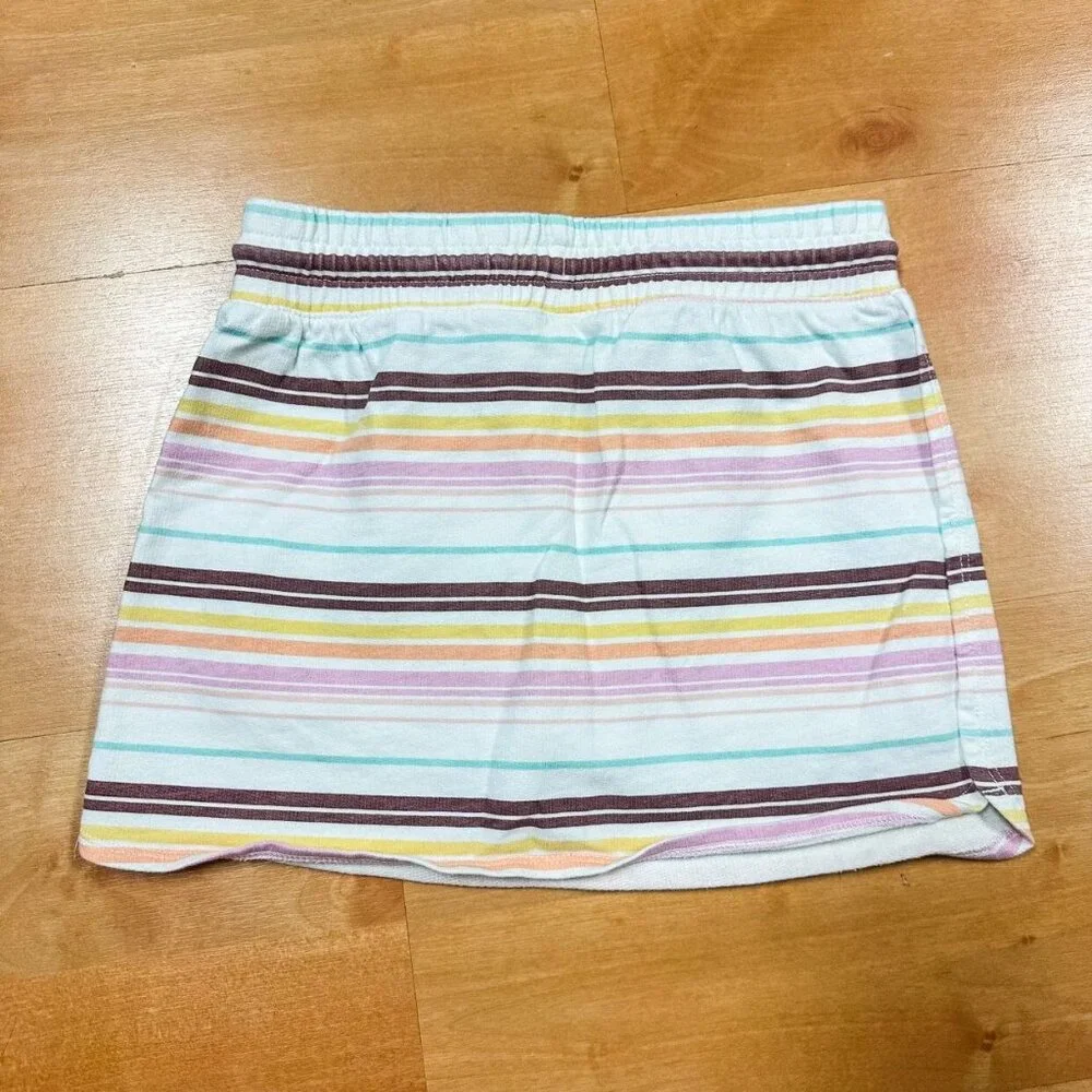Oshkosh Girls Striped Cotton Skort Size 8