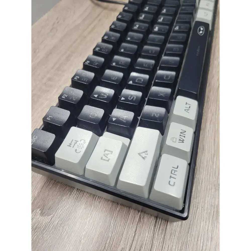 MageGee TS91 Mini 60% Wired One Handed Gaming Keyboard, RGB Backlit, Black