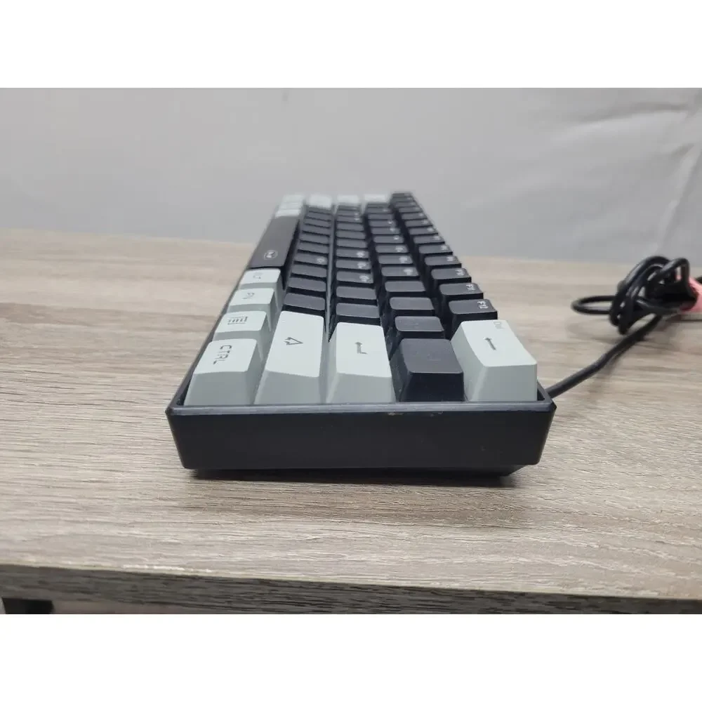 MageGee TS91 Mini 60% Wired One Handed Gaming Keyboard, RGB Backlit, Black