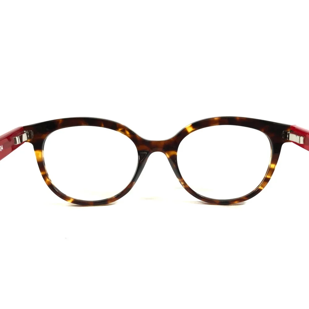 Anne & Valentin Petite Eyeglasses Frames MINA 8B04 Brown Tortoise Red 43-18-138