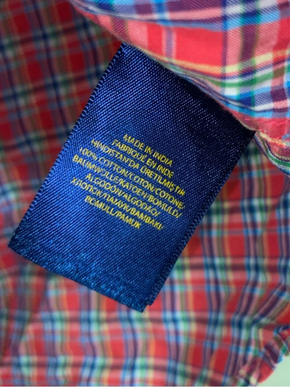 Ralph Lauren tailored button