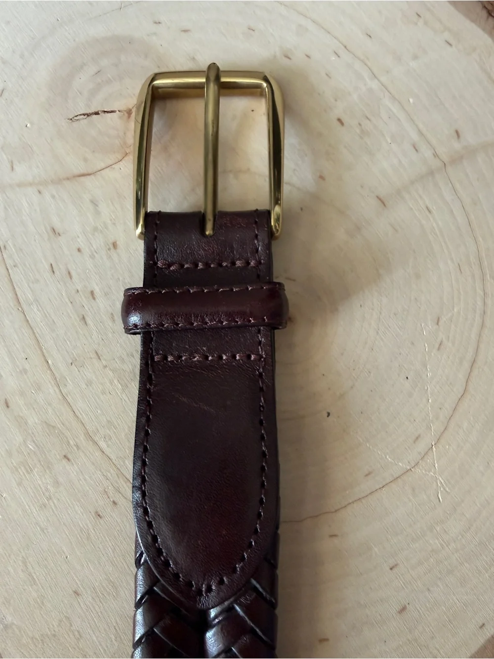 Lands End refined classic leather