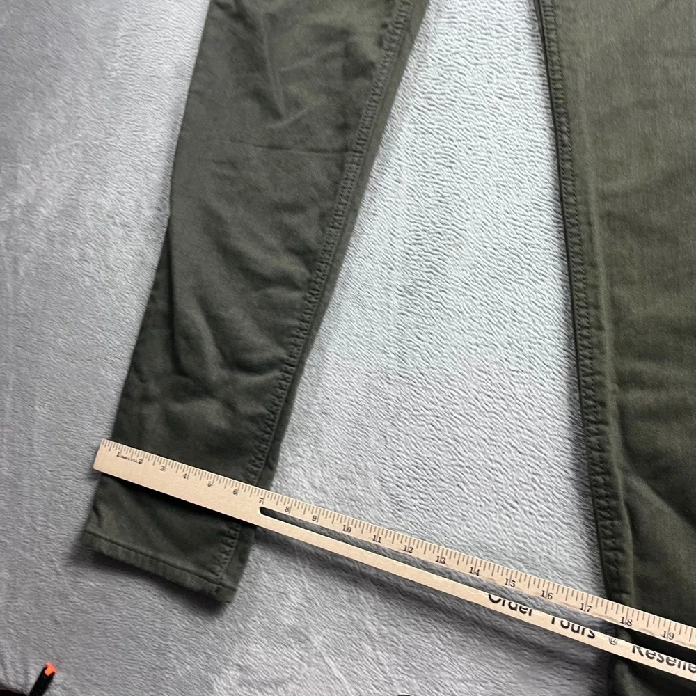 Banana Republic Travel Jean Slim Fit Mens 32x30 Olive Green Stretch Pants